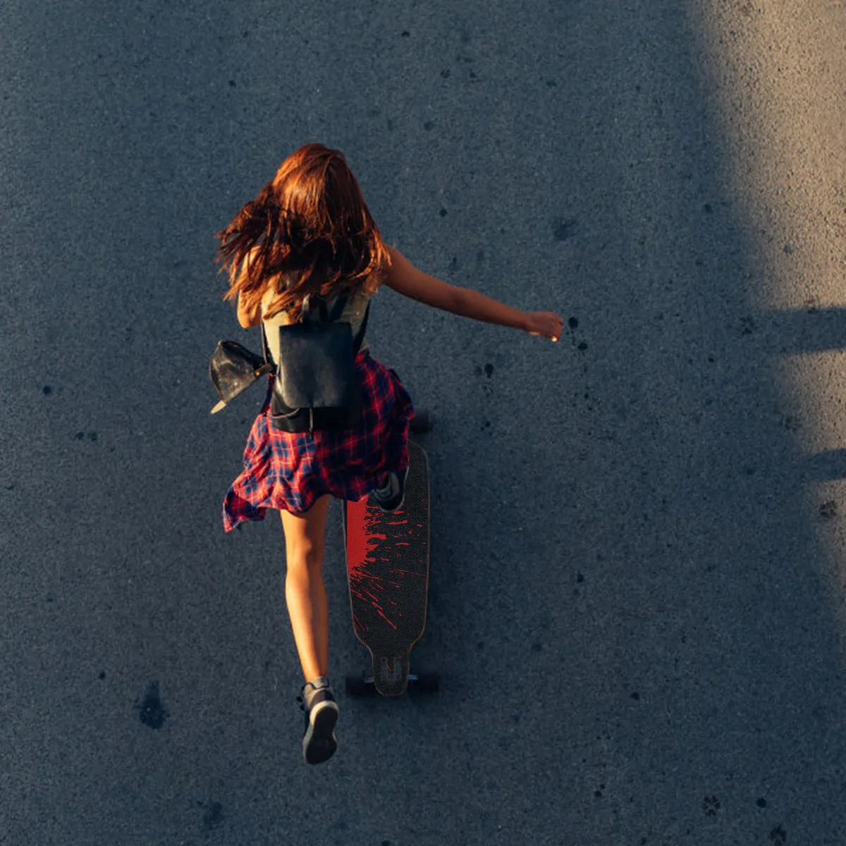 

1 шт. матовая водонепроницаемая декоративная наклейка для скейтборда/лонгборда, защитный клейкий аксессуар для четырехколесных самокатов