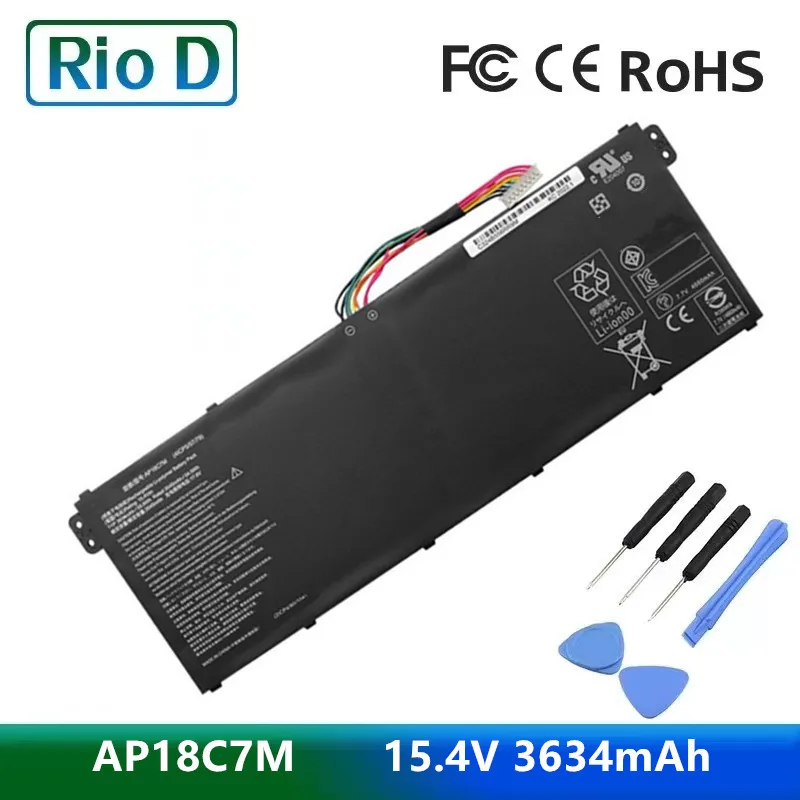 

AP18C7M 15.4V 3634mAh Battery for SMP 4ICP5/57/79 55.9Wh Li-ion Rechargeable Battery Packs