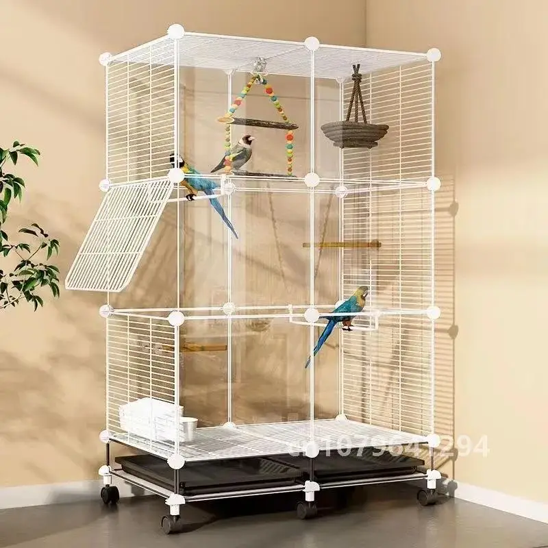 Special Canary Bird Cages Parrot Budgie Outdoors Portable Large Bird Cages Luxury Park Breeding Gaiolas Birds Supplies