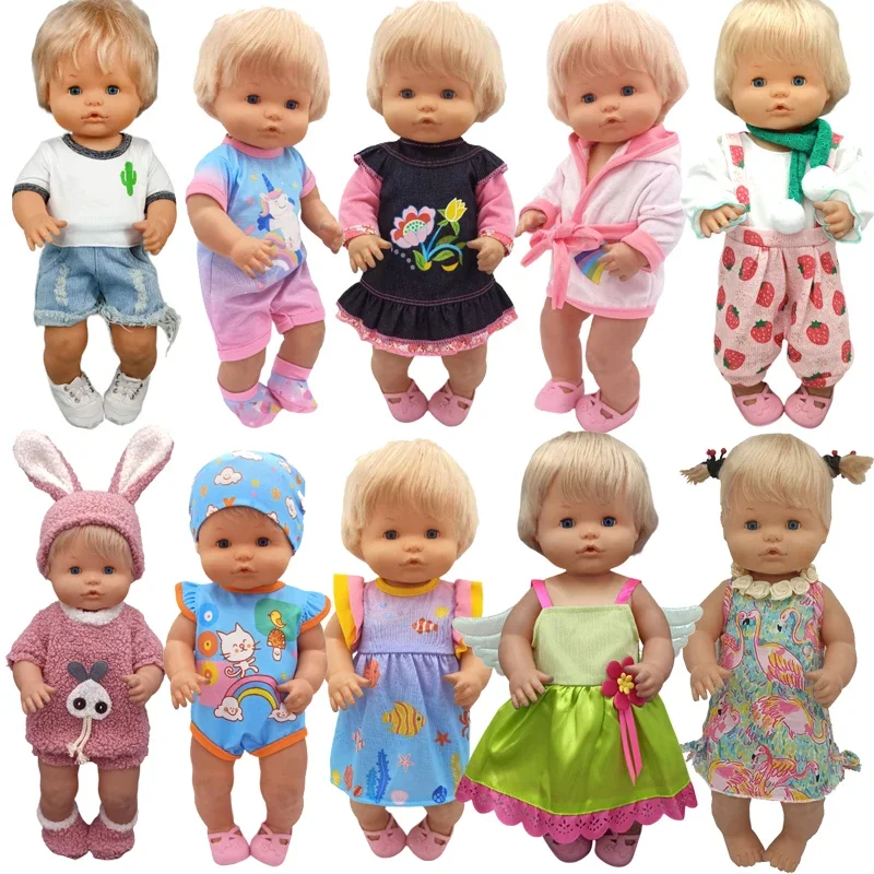 35cm Baby Puppe Kleidung Set Hut für 38cm Nenuco Ropa Y Su Hermanita Spielzeug Puppe Zubehör