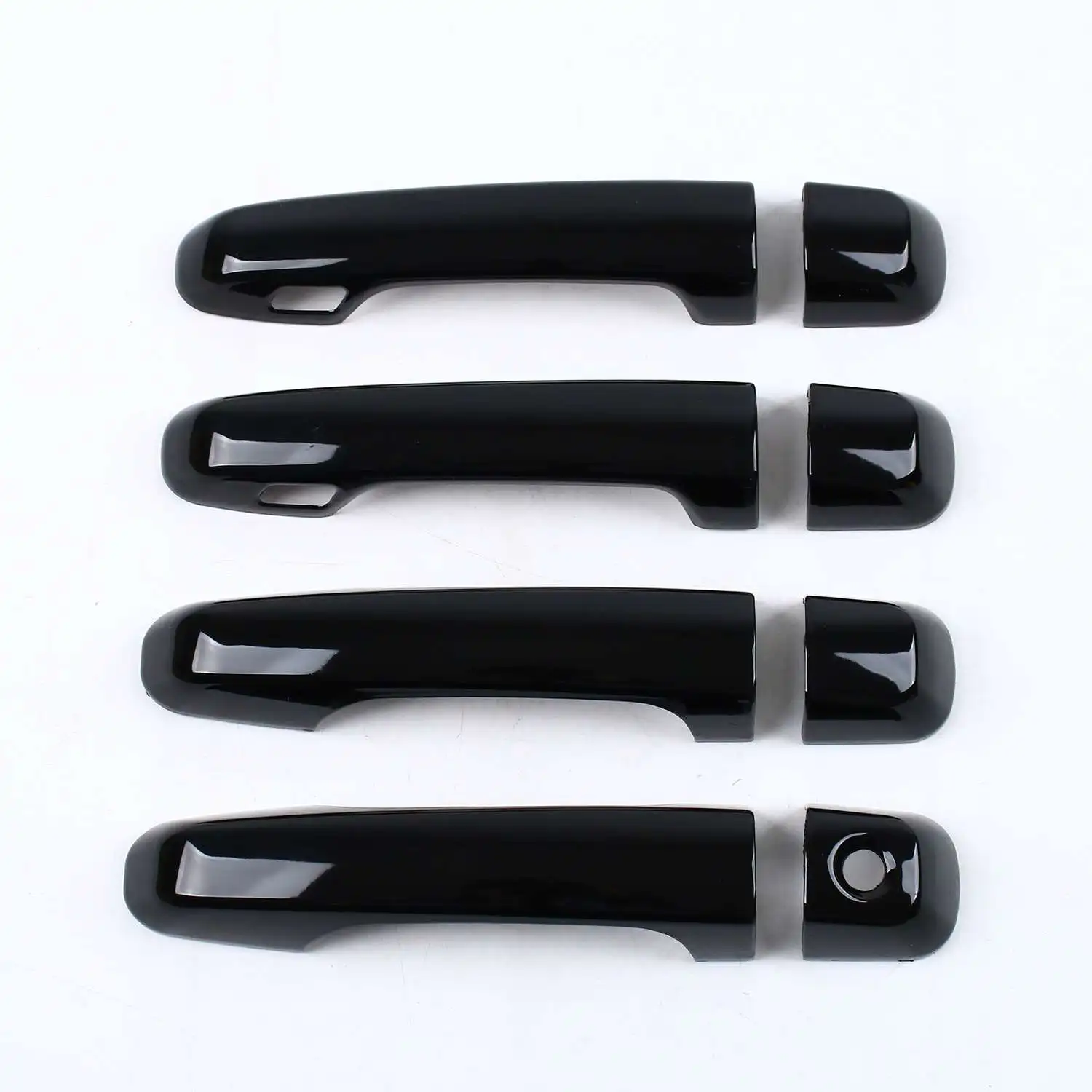 For Toyota 4Runner 4 Runner 2010 2011 2012 2013 2014 2015 2016 2017 ABS Chrome Black Door Handle Covers Car Styling Accessories