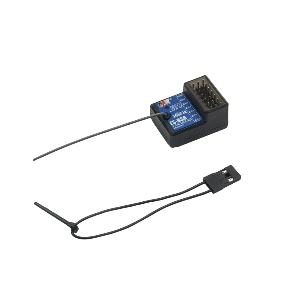 FlySky FS-BS6 Receiver 2.4Ghz 6CH AFHDS2 for FlySky FS-GT5 FS-IT4S Transmitter RC Car Boat