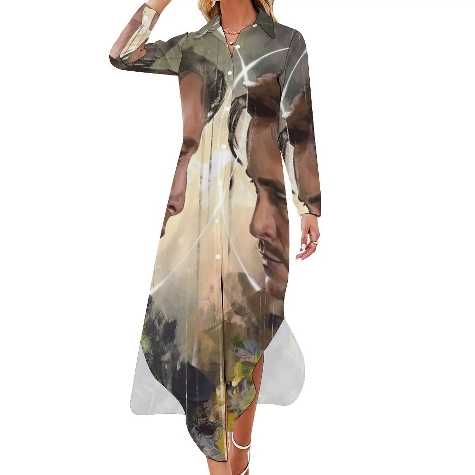 

A rare old plant Long Sleeved Shirt Dress Women's dresses birthday dress for women long sleeve dresses