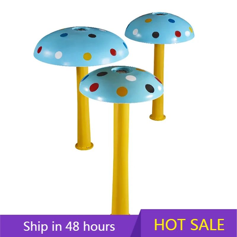 

YTYIN Hot Selling Kids Swimming Pool Splash Water Park Toys Fiberglass Mushroom Water Play Equipment