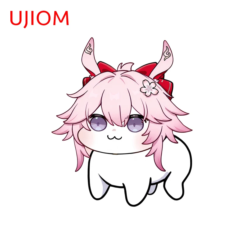UJIOM Evanescia Honkai Star Rail ‌   Meme Wandaufkleber Chibi Lustige Abdeckung Vinyl-Aufkleber Spielzimmer Dekoration Zubehör