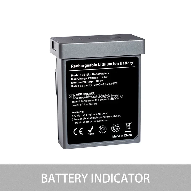 Rechargeable Battery for DJI RoboMaster S1 Intelligent Batteries with 35 Minutes 2400mAh for DJI RoboMaster 1 Accessories