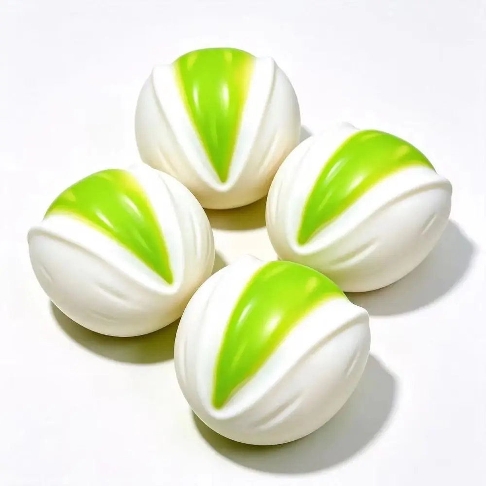Boys Girls Hand Relax Pistachio Squishy Shapable Non-bounce Crunchy Squeeze Handmade Pinch Blocks Filled Squishy Student Prize