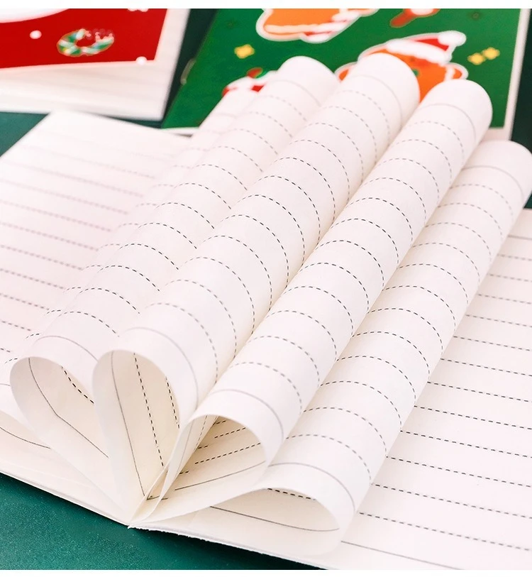 4/12/24 stücke Nette Weihnachten 64k Notebook Student Cartoon Mini Weiche Tasche Schreibwaren Buch – Detail 6