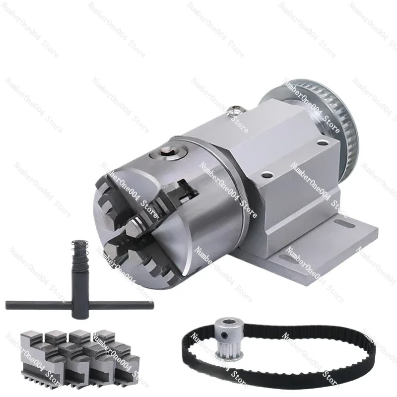 מיקרו מחרטה צ 'אק הרכבה ספינדל 80 ארבע-לסת מעובדת חבית 100 תלת-הלסת עצמה באמצעות צ' אק חור