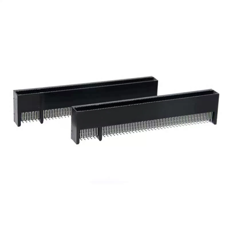 2 قطعة/الوحدة P-C-IE بيند نوع X16 موصل 3091-10113T بيند دبوس 90 درجة 164Pin مطلية بالذهب 15U فتحة بطاقة الرسومات