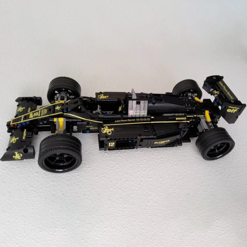 التقنية جون بلاير صيغة خاصة 1 سيارات السباق الكلاسيكية جيل واحد أسطورة المتسابق اللبنات نماذج ألعاب الطوب MOC
