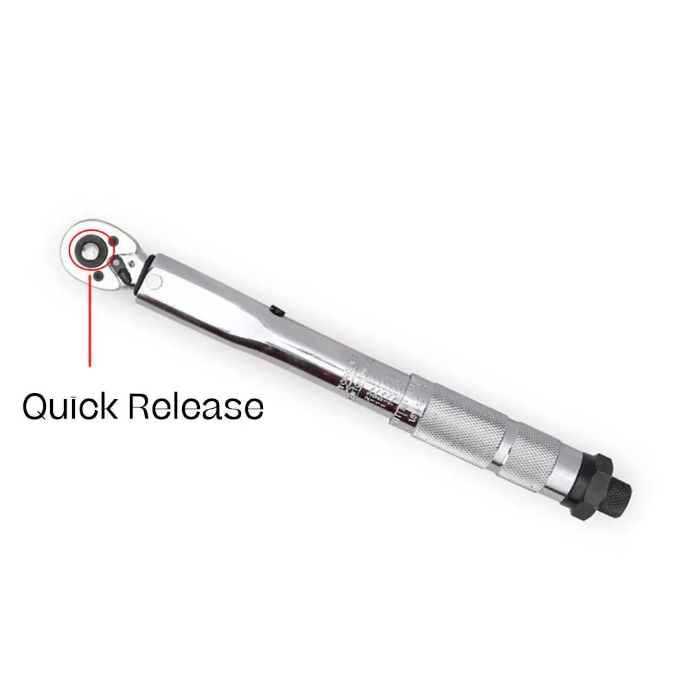 1/4-Inch Drive Click Torque Wrench 5-25Nm Two Way To Accurately Mechanism Wrench Hand Tool Spanner Torque Meter Preset