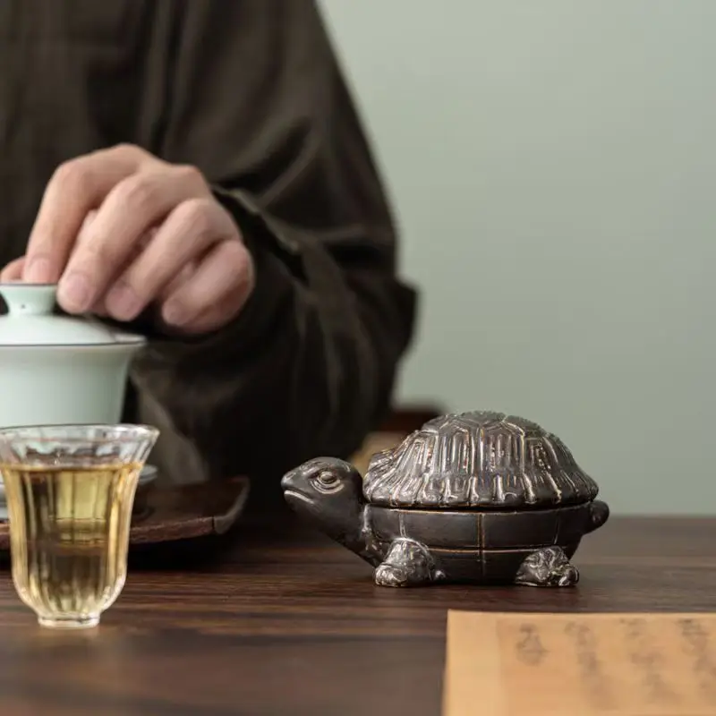 Creative Turtle Ashtray Ceramic Ash Tray Office Table Desktop Standby Smoking Accessories for Weed Ashtrays Gift for Boyfriend