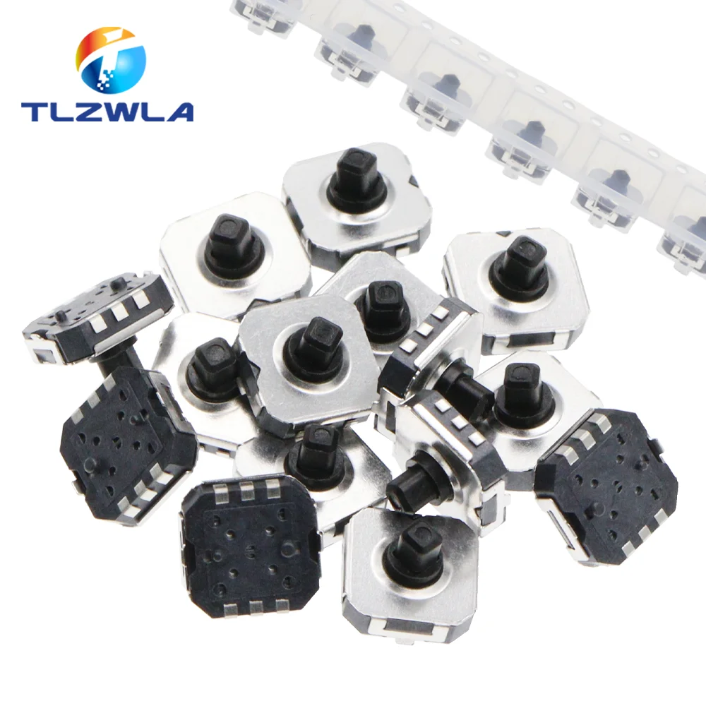 10 szt. Przełącznik pięciokierunkowy 7X7 SMD do mobilnych klawiszy nawigacji Przełącznik mobilny do przełącznika wielokierunkowego 7*7mm