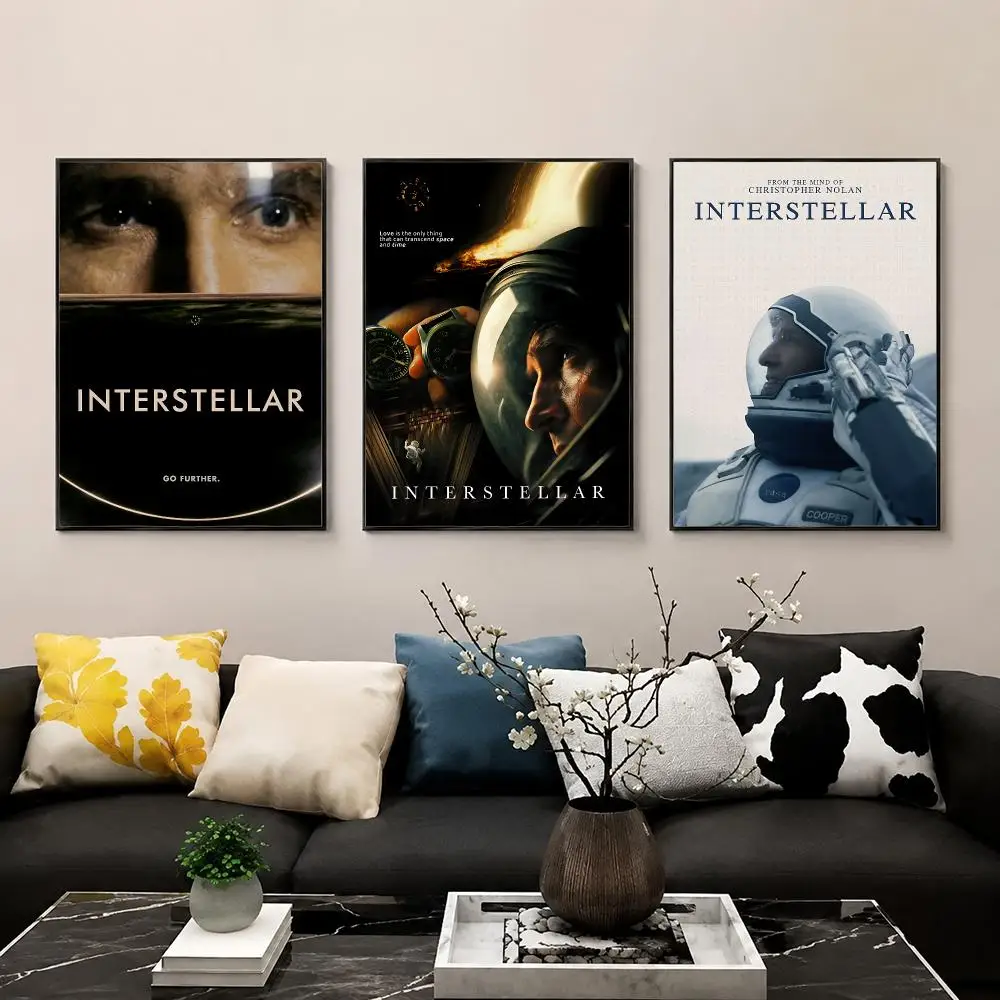 Movie I-Interstellar Poster HD Print Wall Art for Bedroom Living Room Office Bar Home Decor Aesthetic Print