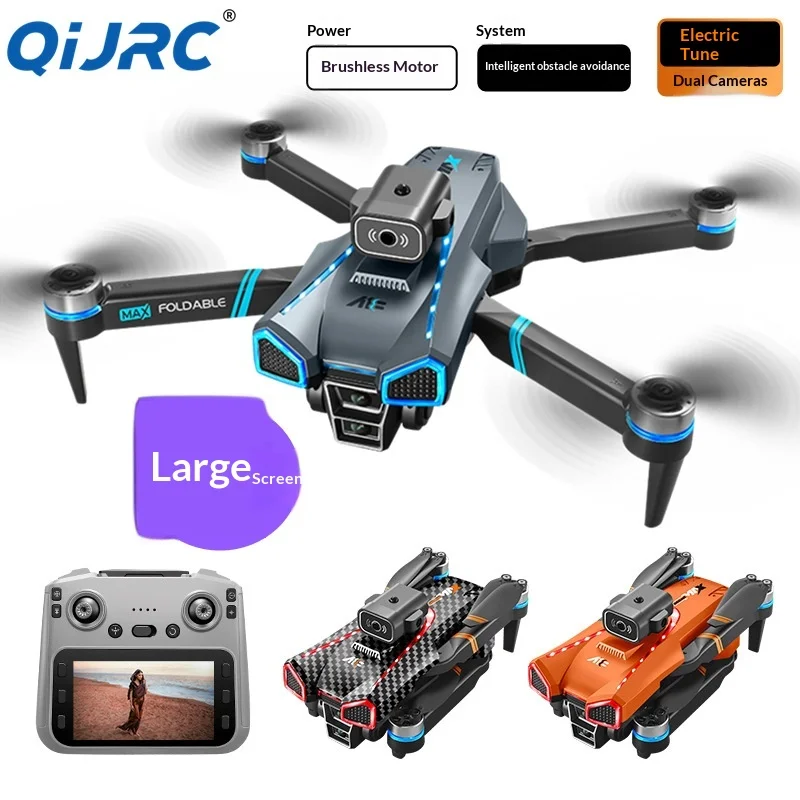 New Product A18 MAX Drone 4.3inch Large Screen HD Aerial Photography Quadcopter Obstacle Avoidance Remote Control Aircraft Toy