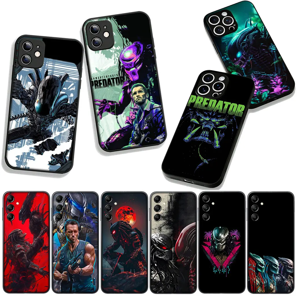 Для Motorola Moto G24 G54 G05 G45 G55 G75 G9 G85 G15 Power Edge 50 30 Ultra Fusion 40 neo Pro Чехол Alien vs Predador Плакат