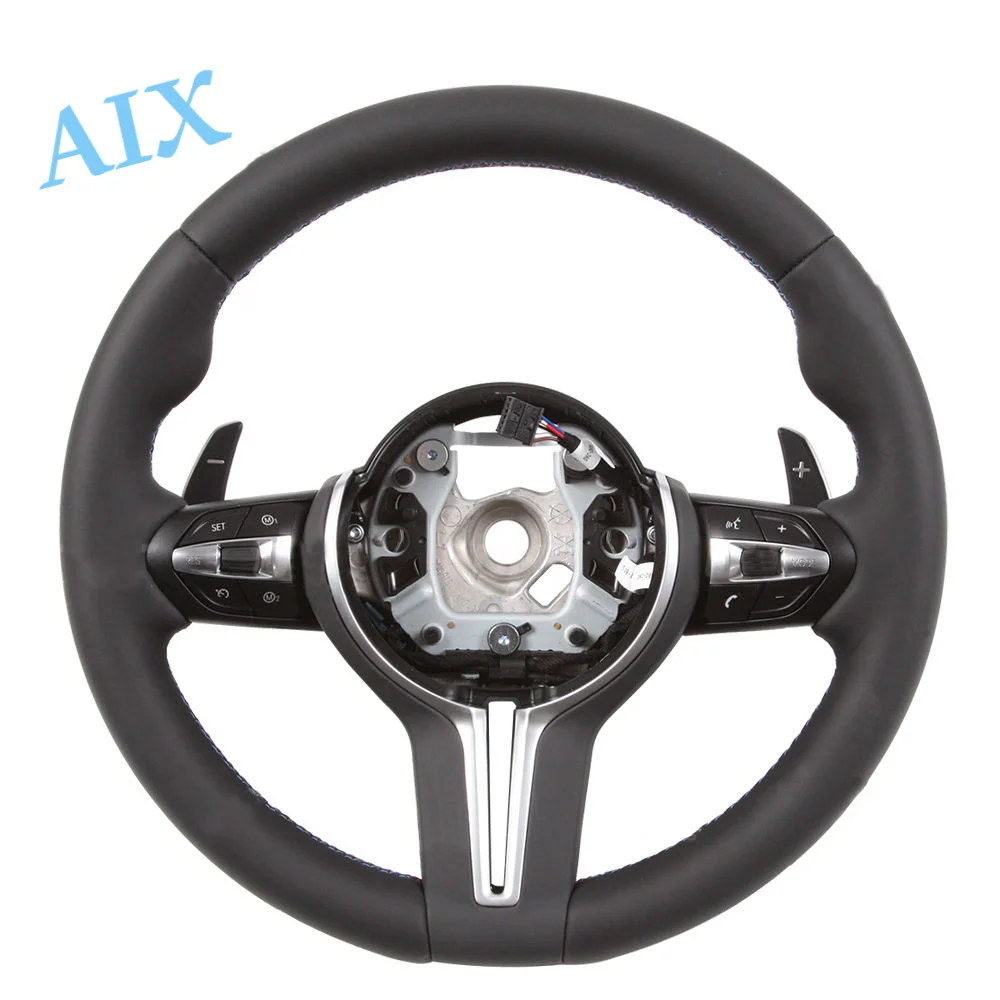 

Кожаный руль для BMW F30 F31 F32 F34 F10 F18 F07 F20 F22 F23 F15 F16 F25 F26 M3 M5 M6 X5M X6M F35 F36 F80 F87