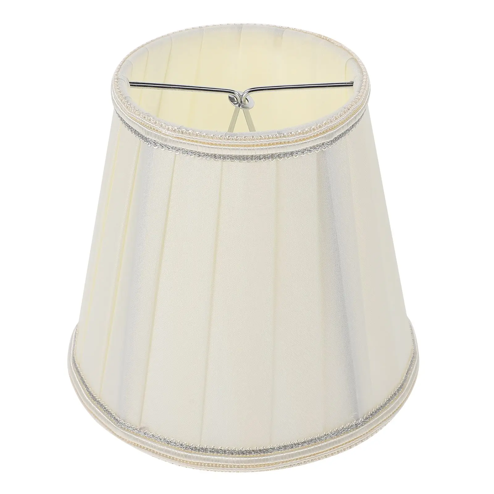 

Fabric Lampshade Pleated Dining Room Table Decor Shades Light Fixture Cover Chandelier Decorative Girl Woven