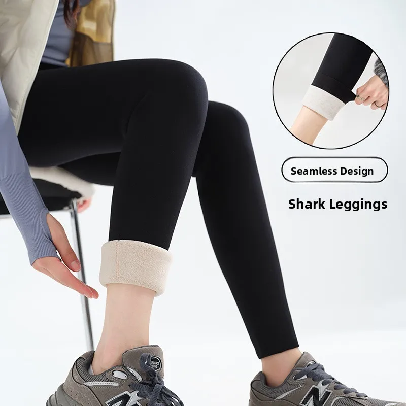 

Женские утепленные брюки для йоги из ткани саржевого плетения с высокой талией, на флисовой подкладке, осенне-зимние, новые, для активного отдыха