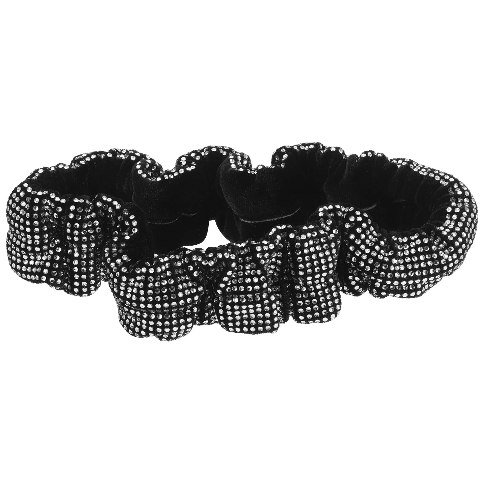 

Black Rhinestone Bling Car Rearview Mirror Cover Decorative Edge Cover Black Car Accessories for Women Rearview Mirror Charms