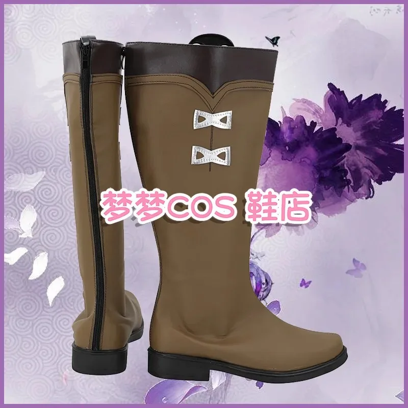 

DY20Anime Mushoku Tensei: Jobless Reincarnation Rudeus Greyrat Dead End Обувь для косплея Сапоги Rudeusu Gureiratto Shoes25