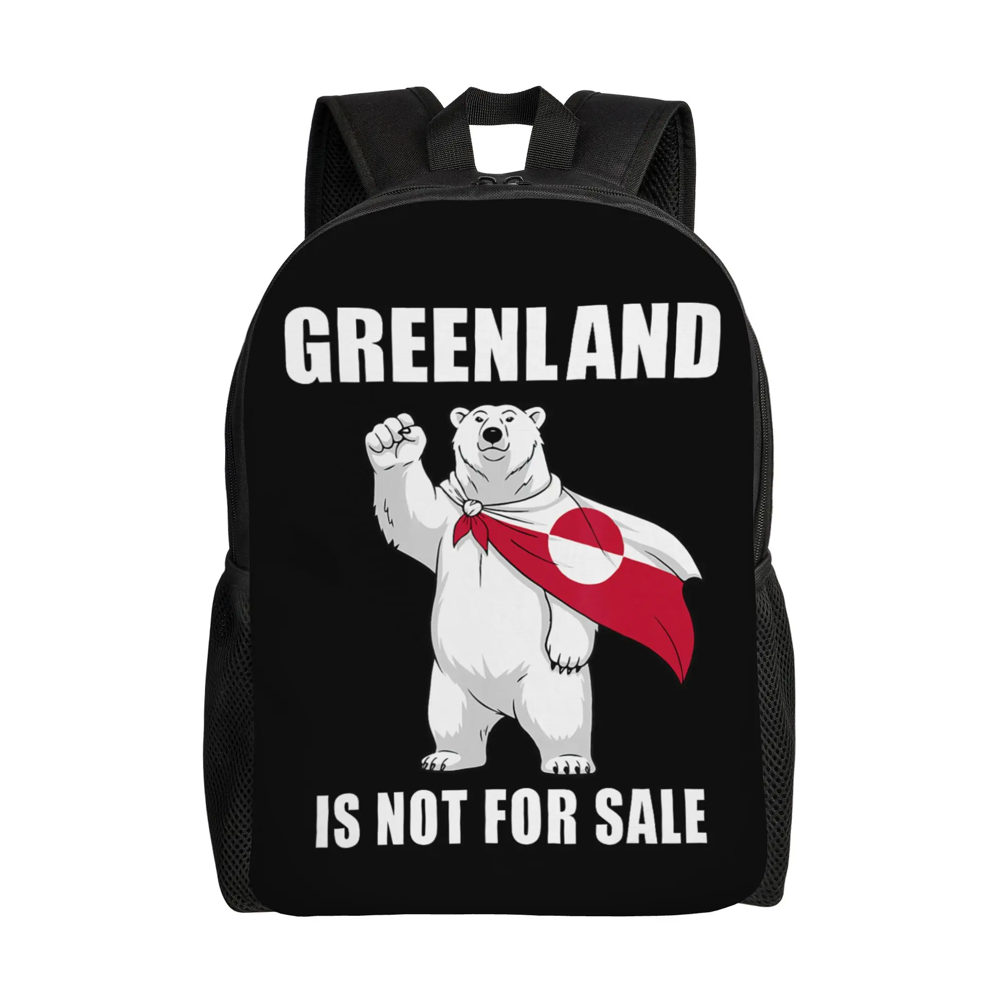 

Детский рюкзак «Гренландия не продается» для мальчиков и девочек, школьный ранец с мультяшным рисунком для дошкольников