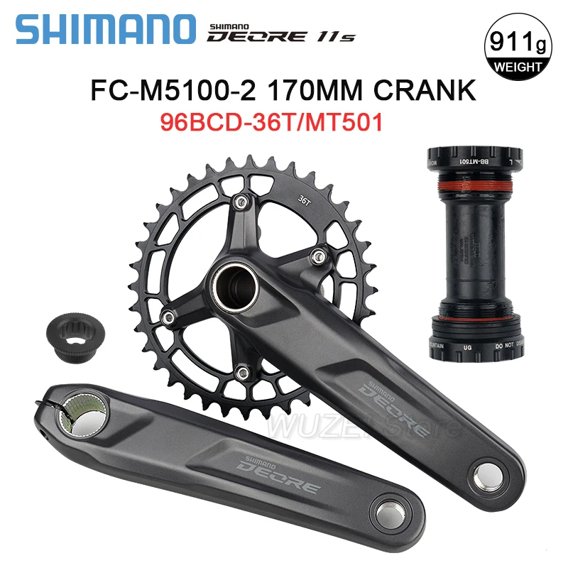 オリジナルシマノ DEORE FC M5100 クランクセット 1x11 スピード MTB