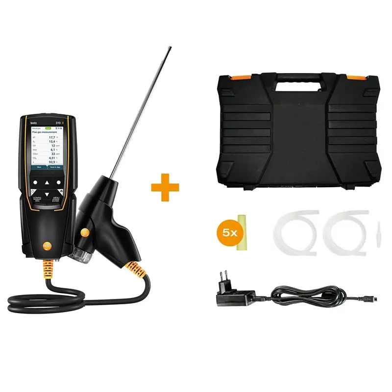 Testo 310 II - Flue Gas Analyzer  0563-3104