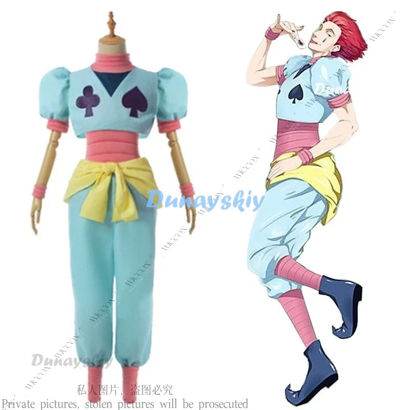 Hisoka Hunter anime cosplay costume Hunter wig unisex Phantom hassle cos uniform Halloween cosplay outfits bunny girl sexy women