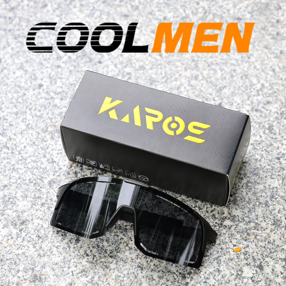 COOLMEN Fashion Street Sunglasses for Men Sport Y2K Cycling Glasses MTB Bike Bicycle Camping Golf UV400 Glasses Women Baseball