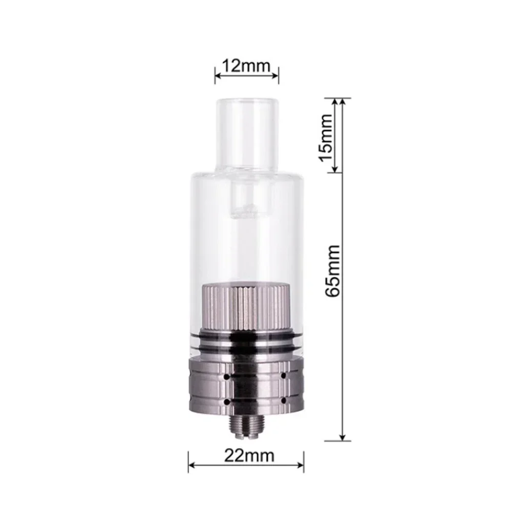 Longmada Mr Bald 3 III Dry Herb Coil Atomizer 510 แก้วหยดเคล็ดลับเซรามิคขดลวดหัวถัง