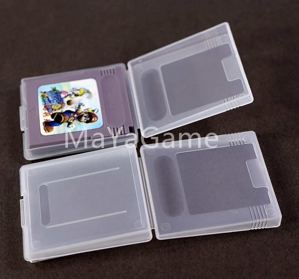 1pc OCGAME For Game Boy for GBA GB GBC GBP GBA SP Clear Game Cartridge Cases Game Cartridge Storage Box Replacement