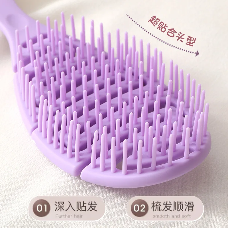 Hair Brush Massage Hair Comb Female Airbag Air Cushion Scalp Massage Comb Fast Blow Drying Detangling Tool Wet Dry Curly Hair