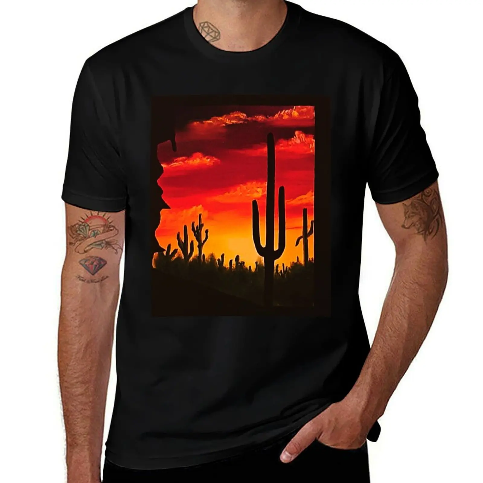 

morning on the arizona desert T-Shirt tshirts personalised summer top valentines boutique clothes mens t shirts casual stylish