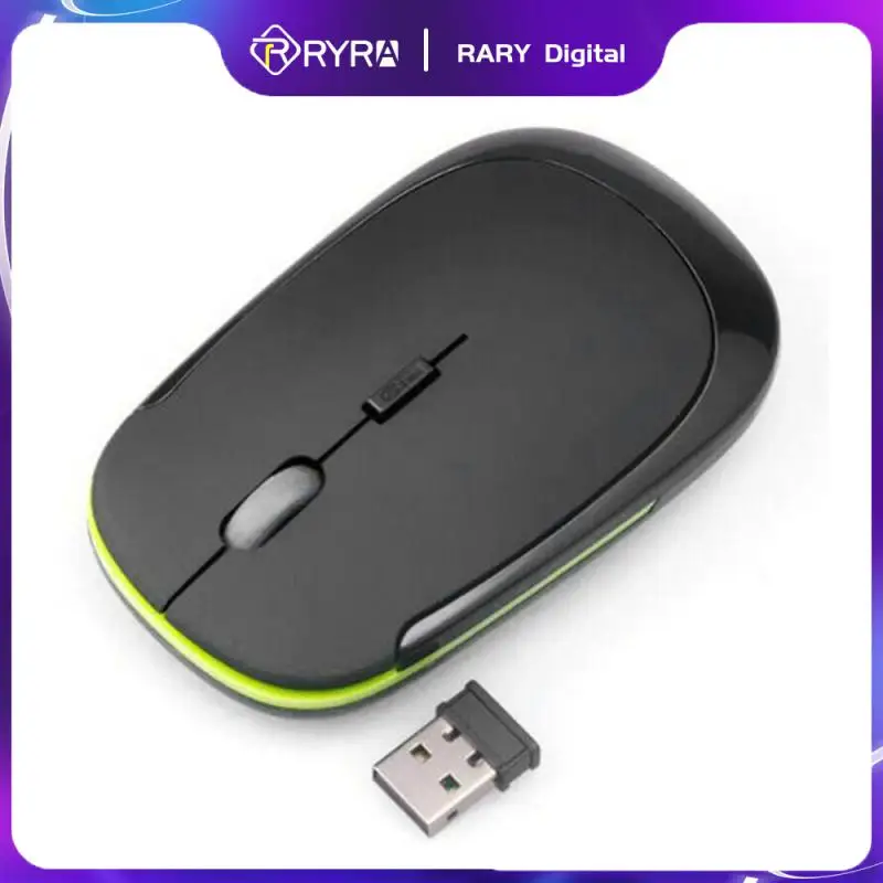 

RYRA Battery Selfpre Wireless Mouse Ультратонкая компьютерная эргономичная мини-USB Mause 2,4 ГГц Macbook оптическая мышь для ноутбуков ПК