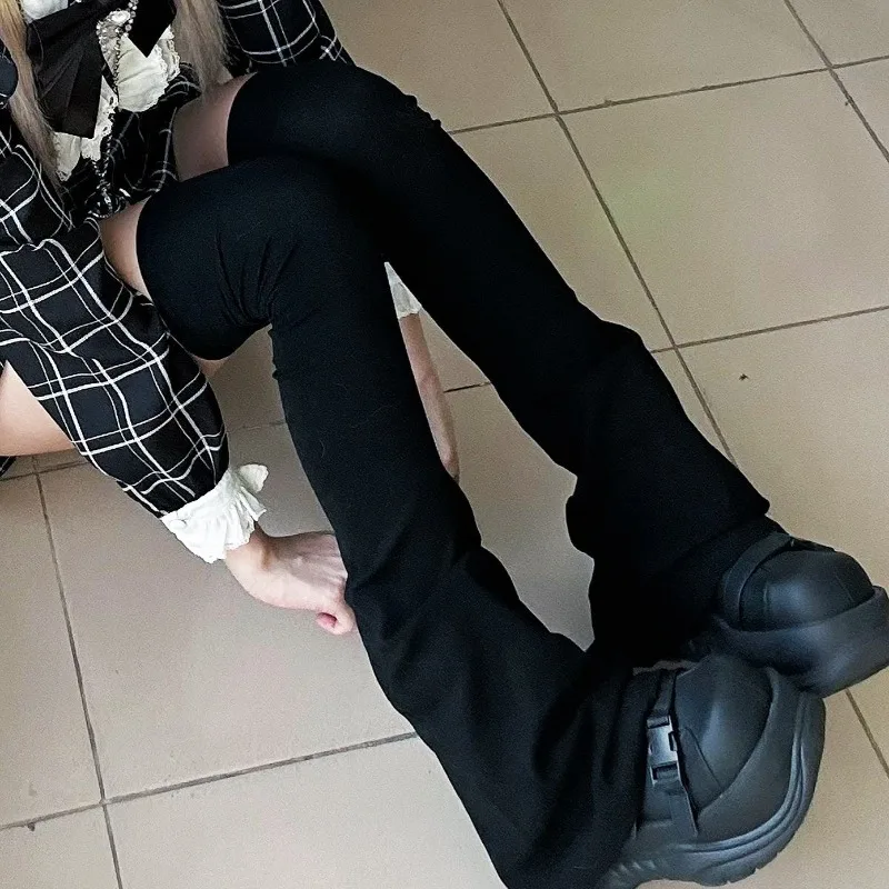 

Модные носки выше колена, женские чулки Y2K Spicy Girl, гетры с манжетами в форме рога, аксессуары для женщин