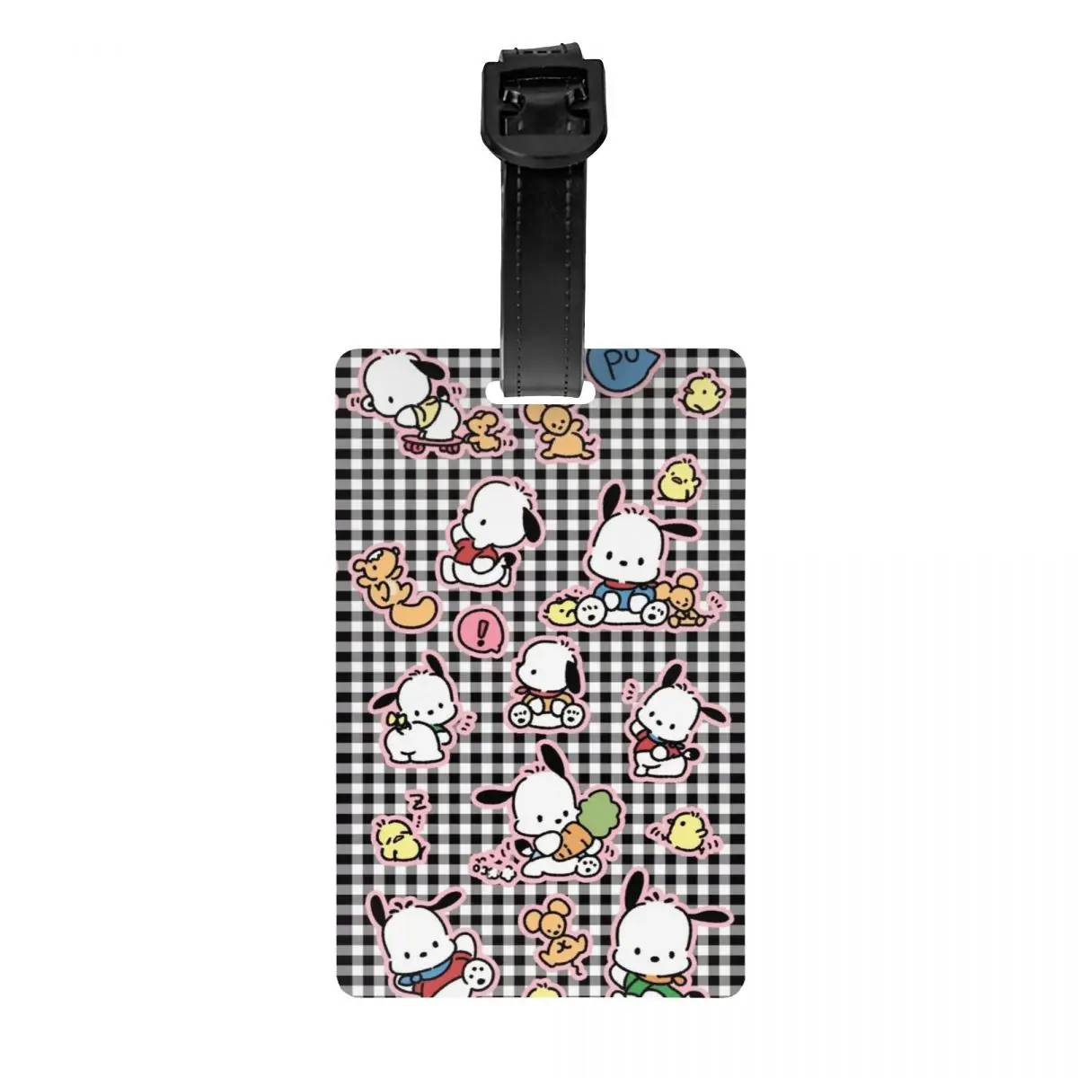 

Багажная бирка в стиле аниме Pochacco на заказ для чемоданов, забавные багажные бирки, конфиденциальная обложка, имя, удостоверение личности