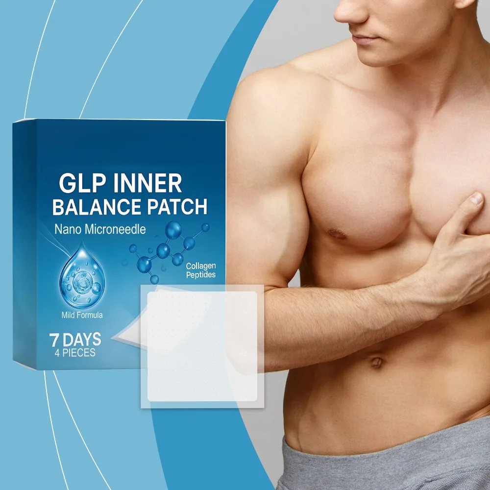 GLP-1 تشكيل الرقع تعزز جهازك المناعي تعزز الهضم تسريع إزالة السموم وتعزيز المزاج الدوبامين بقع العناية بالجسم