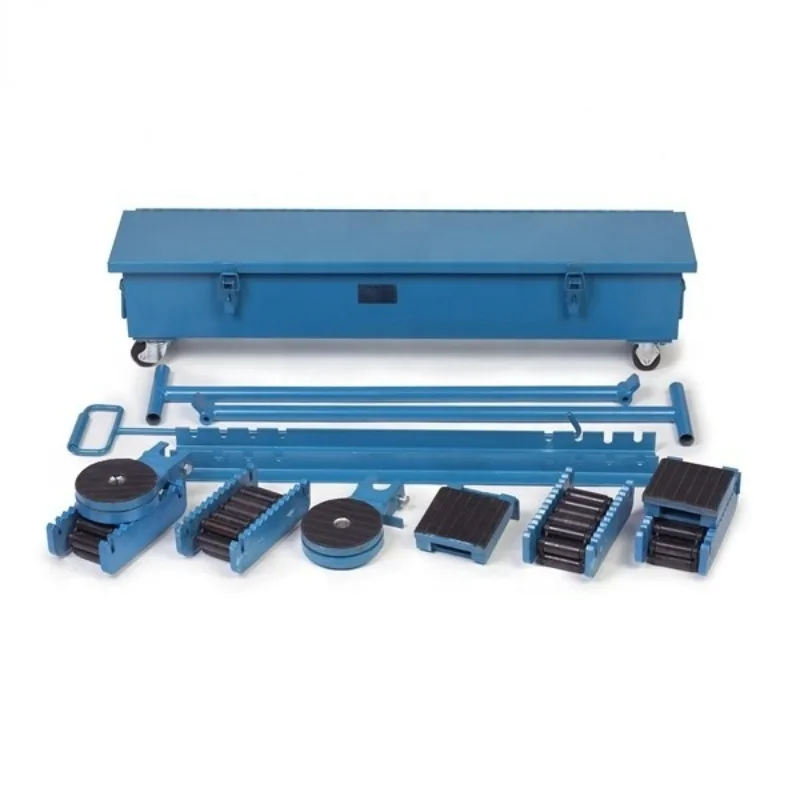

Industrial Machine Moving Roller Dolly Kit from 20Ton to 60Ton Load Shifting Skates Set