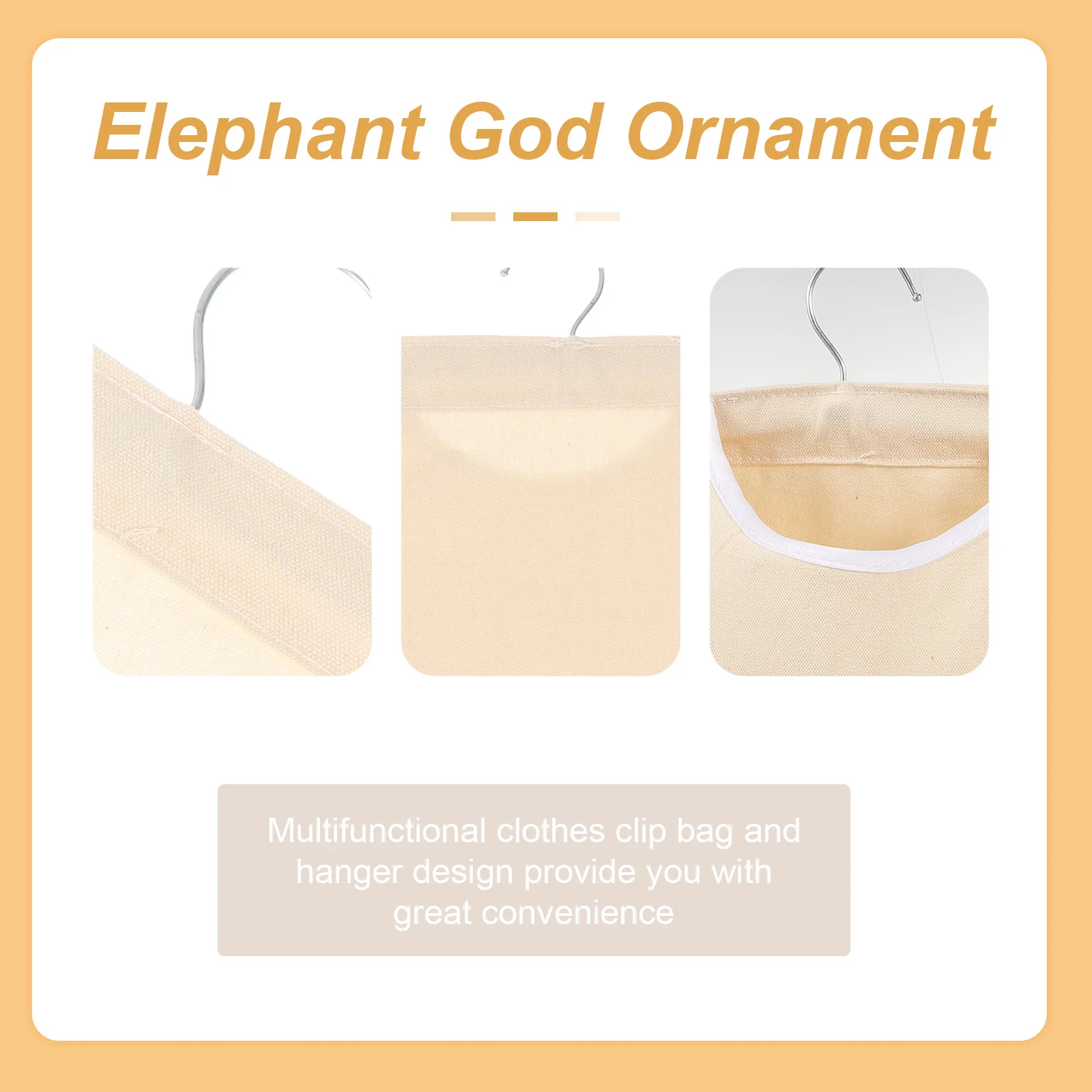 

Large Opening Storage Bag Hanging Clothespin Bag For Bathroom Kitchen Dormitory Wall-Side Organizer Multipurpose Pouch Sundry