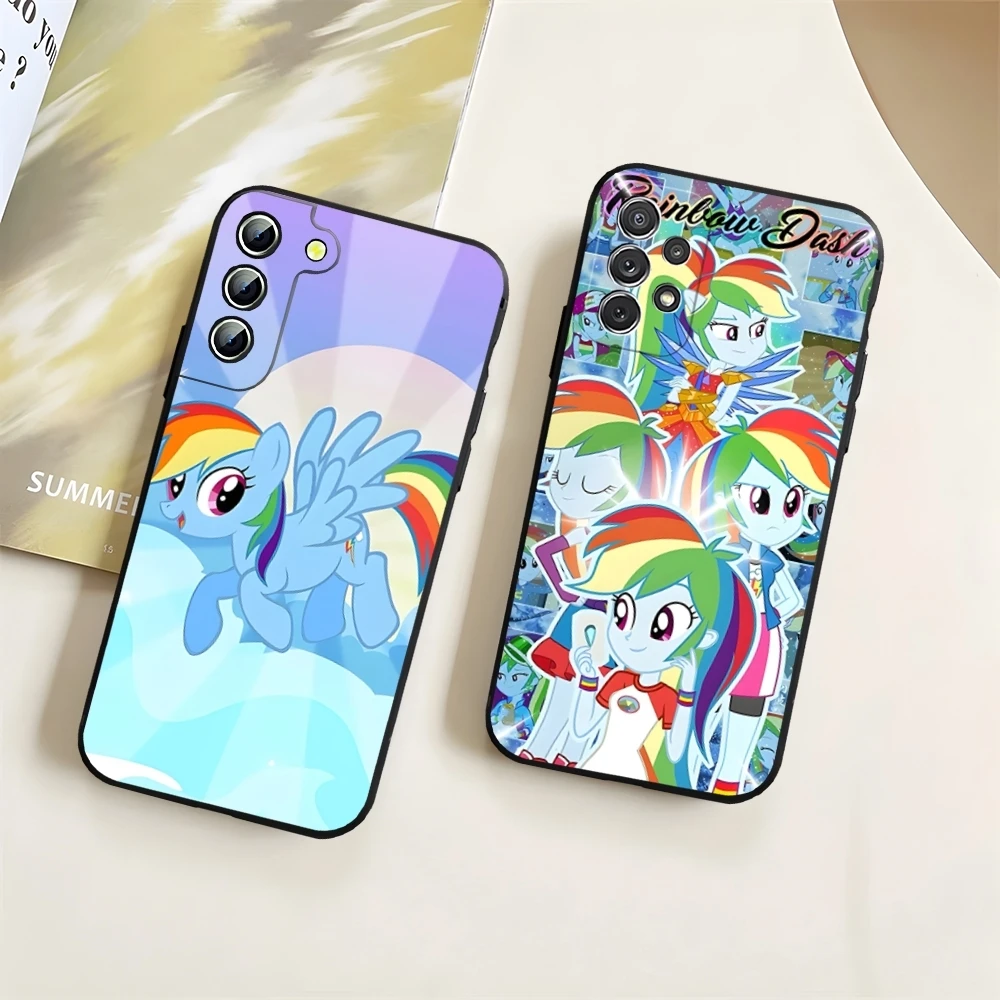 Coque De TéLéPhone Rainbow Dash Pour Samsung Galaxy, S23, S24, S20, S21, S22, Ultra Fe Plus, M54, A34, A54, A24, A52, A53