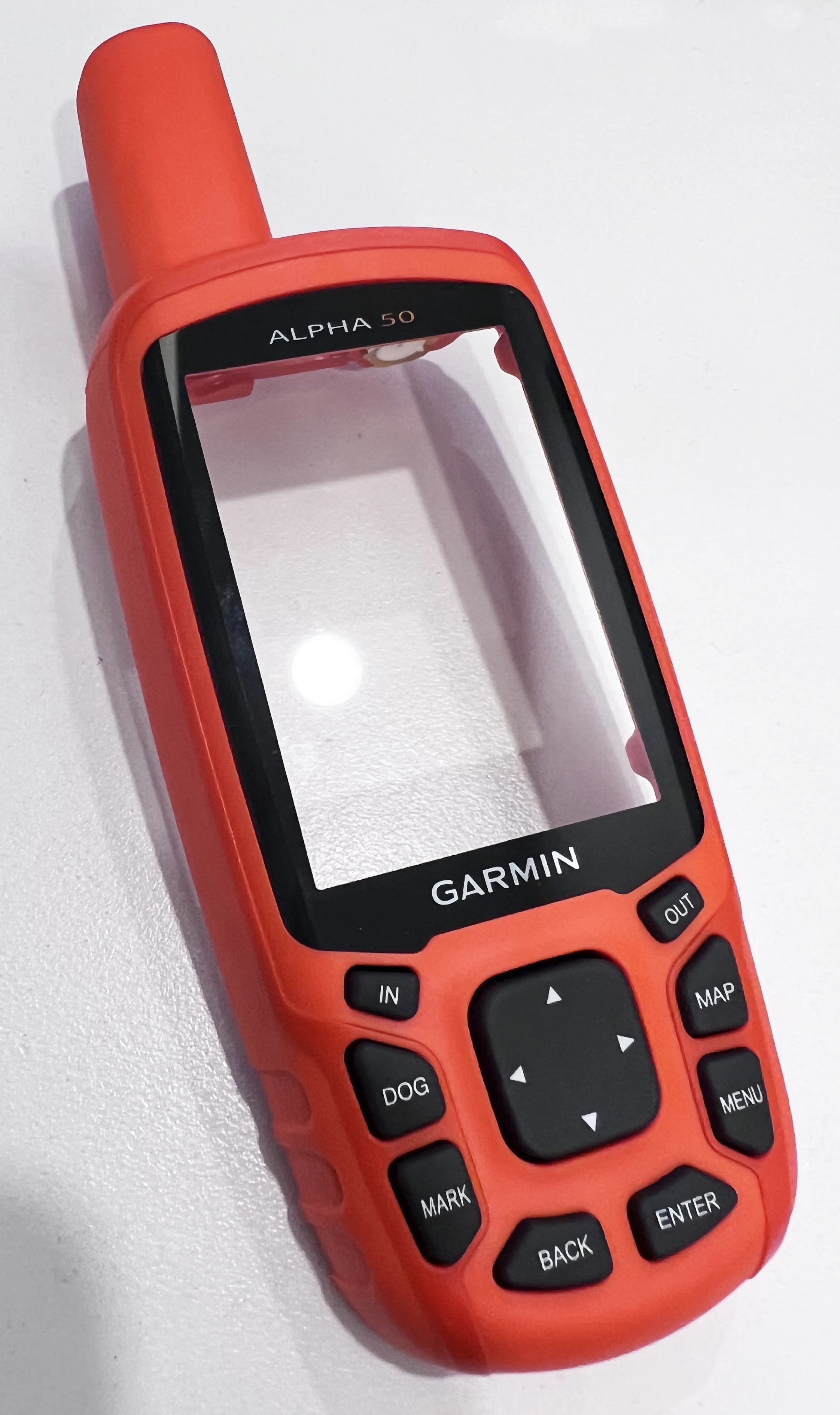 

Передняя крышка для garmin alpha50 alpha50 с переключателем питания, задняя стеклянная кнопка, портативный GPS, запасные части для ремонта