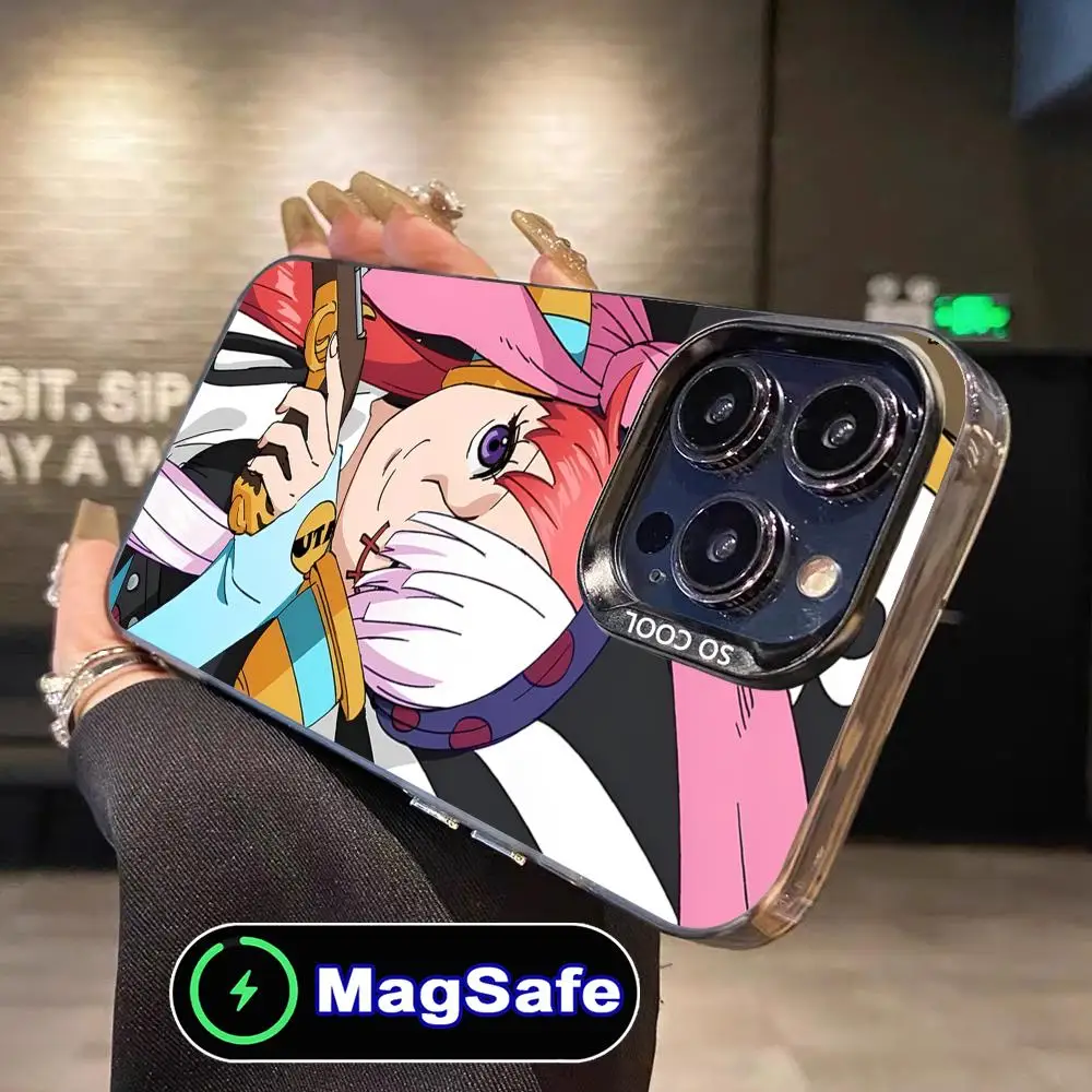 

Чехол для телефона Anime UTA для iPhone 17 16 15 14 13 12 11 Air Pro Max Plus, прозрачный, цветной, с поддержкой MagSafe, красивый