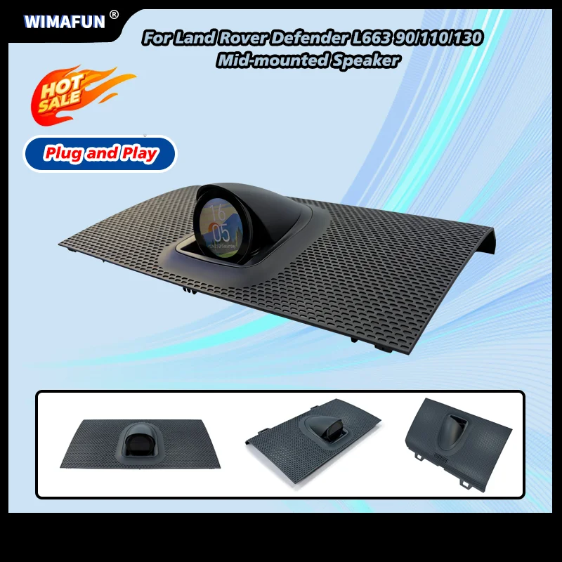 Para Range Rover Defender L663 90/110/130 2020-2025: Panel táctil de reloj centralizado para salpicadero, actualización Plug & Play con giroscopio 1