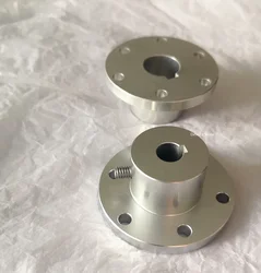 For Omni Wheel Flange Couplings Aluminum Diameter 5 6 8 10mm 12 14 15 16 18 mm Keyway Couplings (1Pcs)