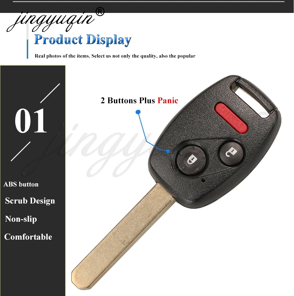 Jingyuqin 1/5 Stück N5F-S0084A 313,8 MHz Fernbedienungsschlüssel für Honda Civic 2006-2013, Stream, ODYSSEY, Acura RDX, MDX 2007-2013, ID46-Chip. – Detail 6