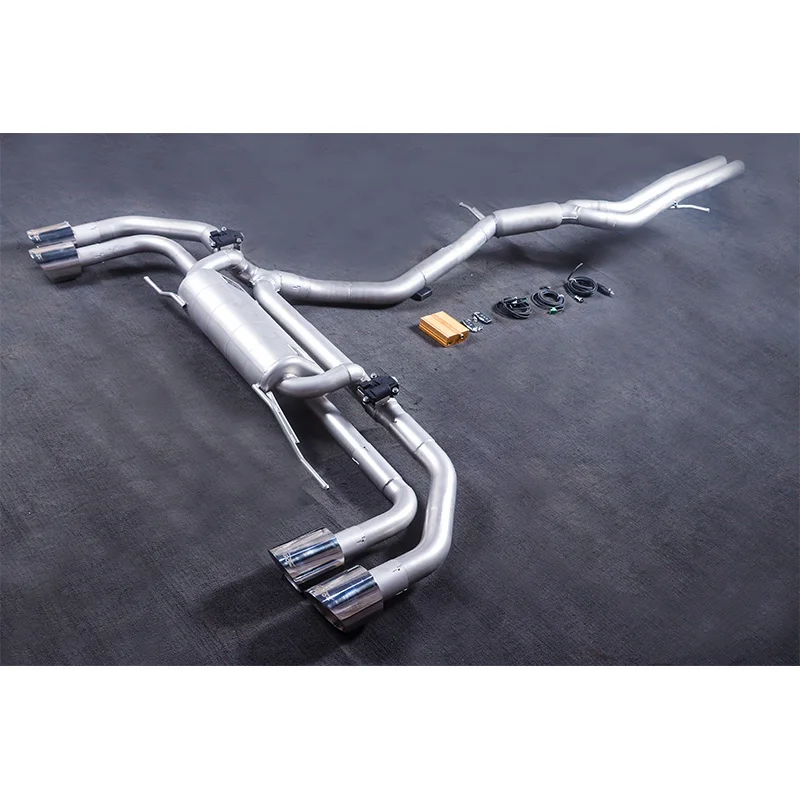 

[Custom product] Suitable for 16-19 year Audi Q7 3.0T modified mid-end electronic valve exhaust muffler sound wave