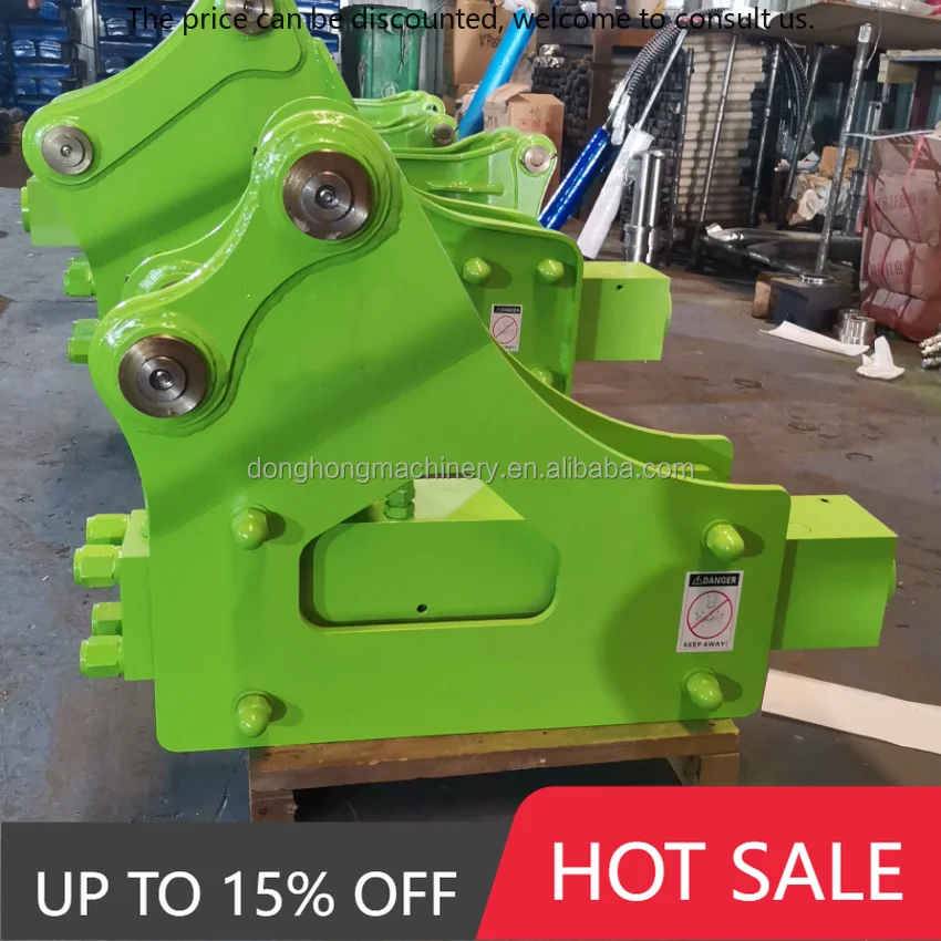 

Universal Fit Hydraulic Rock Breaker - Skid Steer/Backhoe/Wheel Loader Compatible