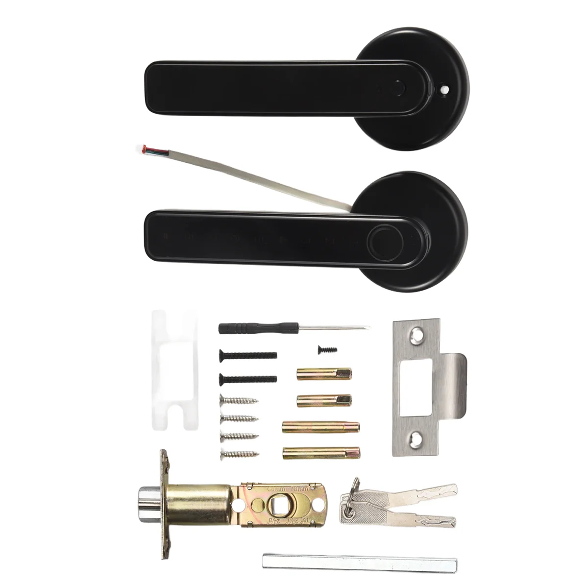 ELBA_Fingerprint Smart Door Lock Knob with Keypad Keyless Entry Door Lock